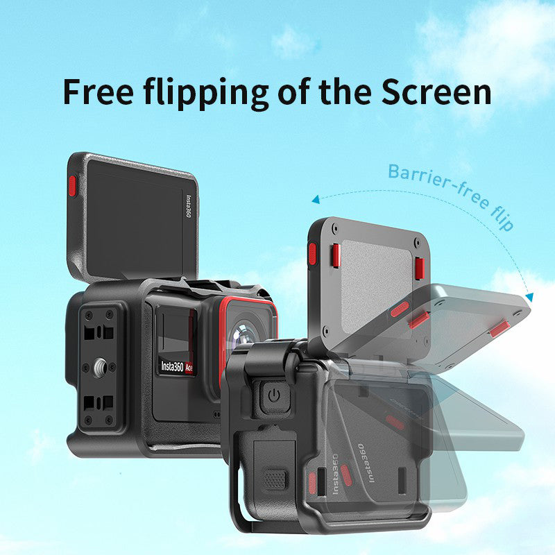 AMAGISN Horizontal Vertical Protective Frame for Insta360 Ace / Ace Pro Extension Case AMAGISN Horizontal Vertical Protective Frame for Insta360 Ace / Ace Pro Extension Case